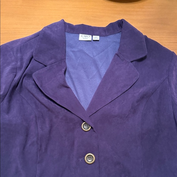 Cato Deep Purple Women's Blazer - Picture 5 of 6
